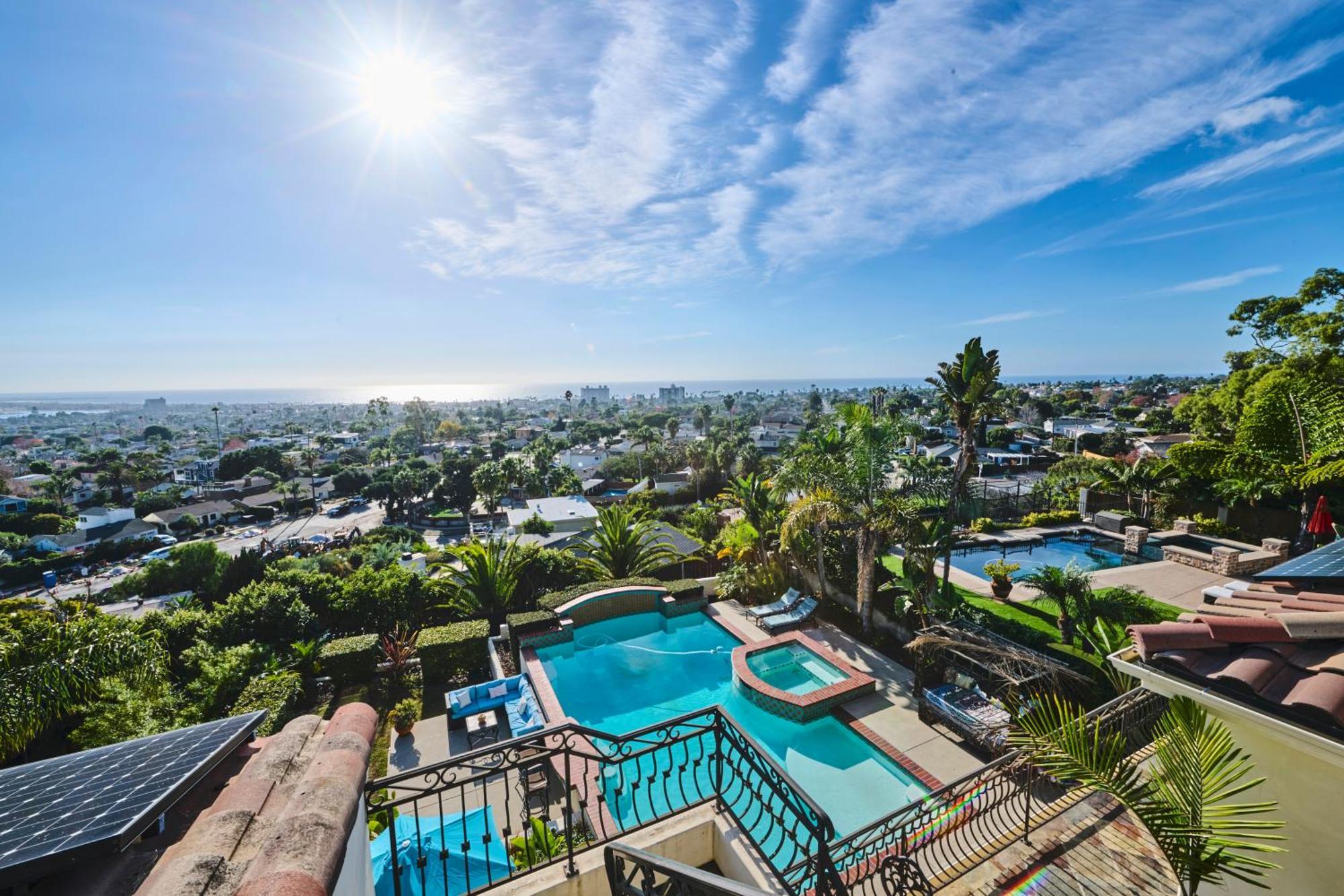 360 Degree Ocean & City Views With Pool, Spa, Close To The Beach! Pets Ok San Diego Zewnętrze zdjęcie